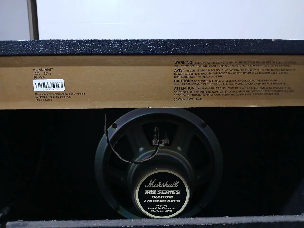 Amplificador Marshall G30R CD - Foto 5