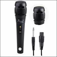 MICROFONE COM FIO P10 