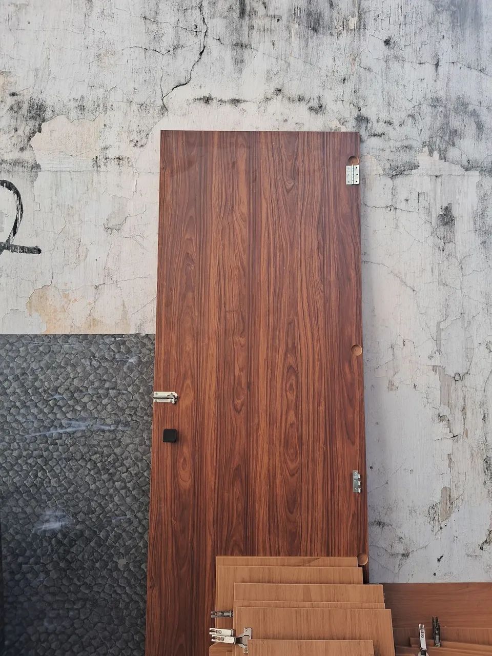 Portas de madeira para quarto  e placas usadas - Foto 2