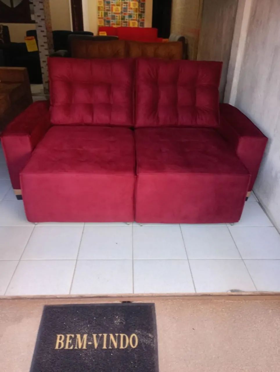Mega oferta sofá retrátil e reclinável só até sábado 1499.99 - Foto 4