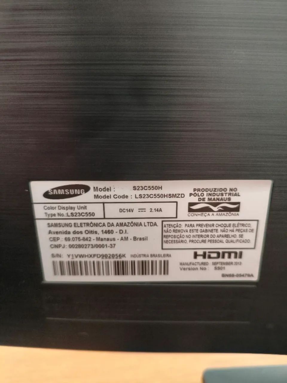 Monitor Samsung 23 polegadas 64291874317057121
