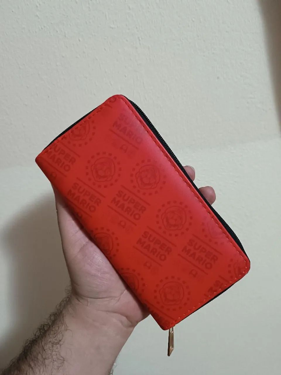 Carteira Super Mario com zíper  - Foto 3