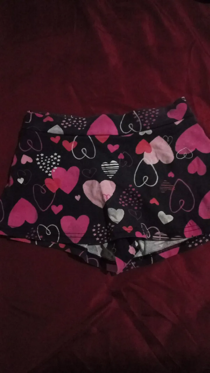 Shorts de coração