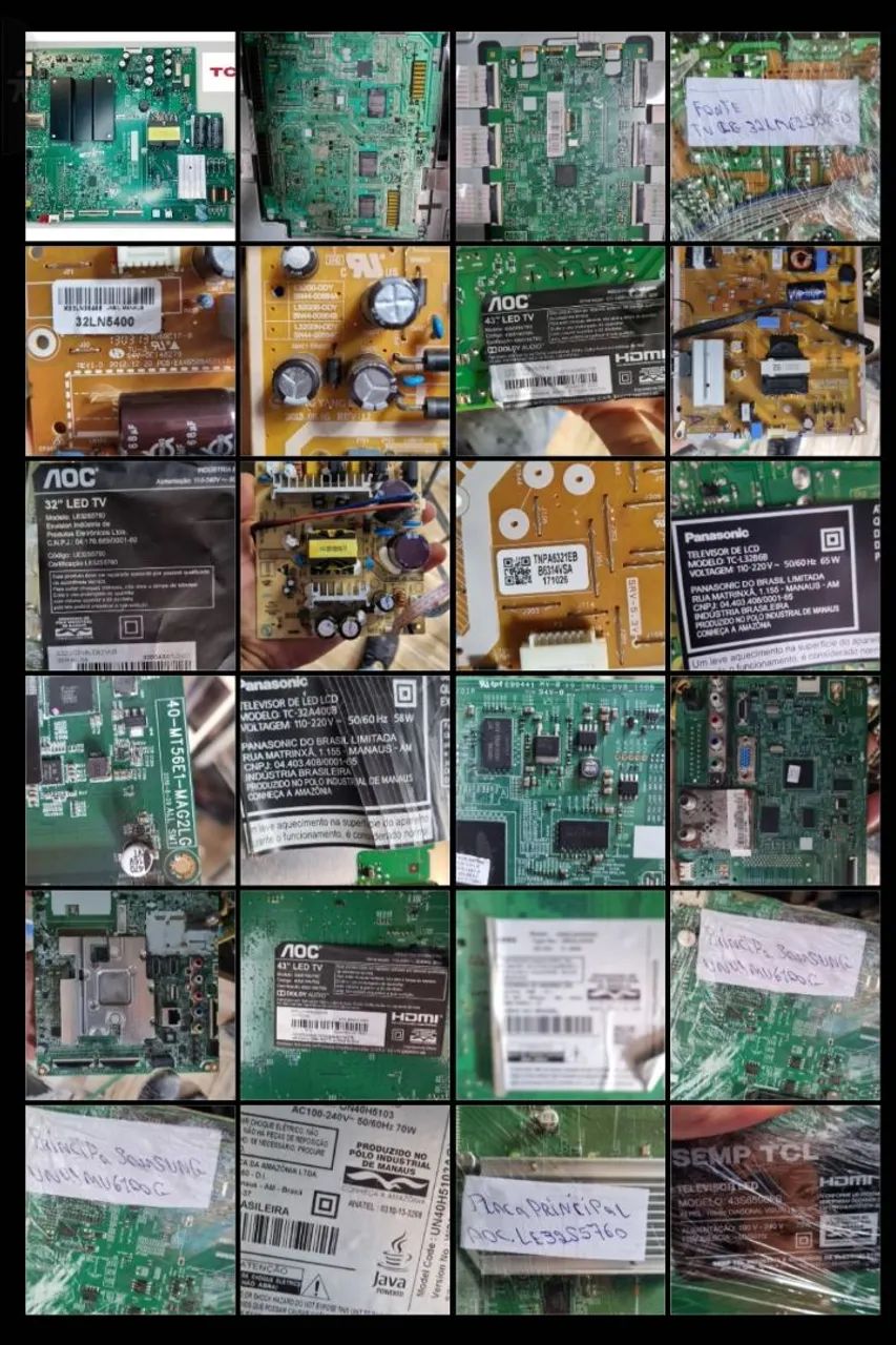 Placas/peças de TV diversas - Foto 4