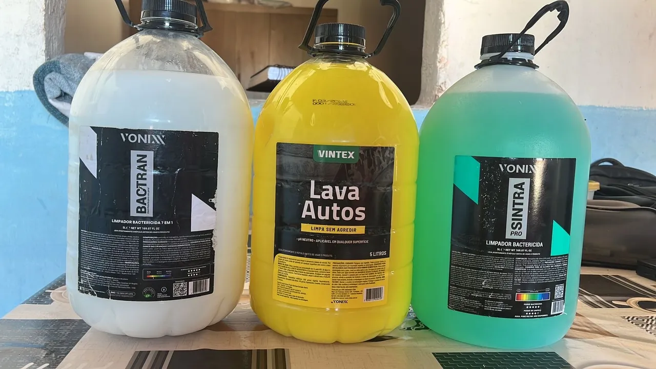 Kit Limpeza Vonix: Bactran e Sintra Pro