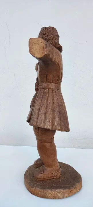 Escultura em madeira de São José - Foto 5