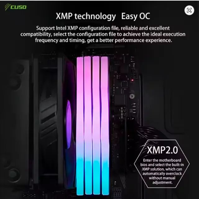 Memória Ram Cuso 16Gb DDR4 3600Hz - Foto 4