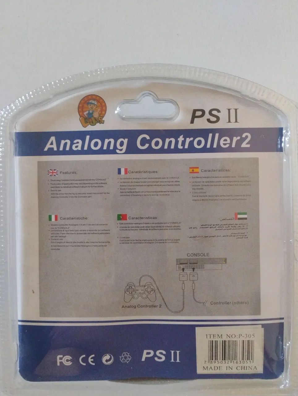 Controle transparente PS2 - Foto 2