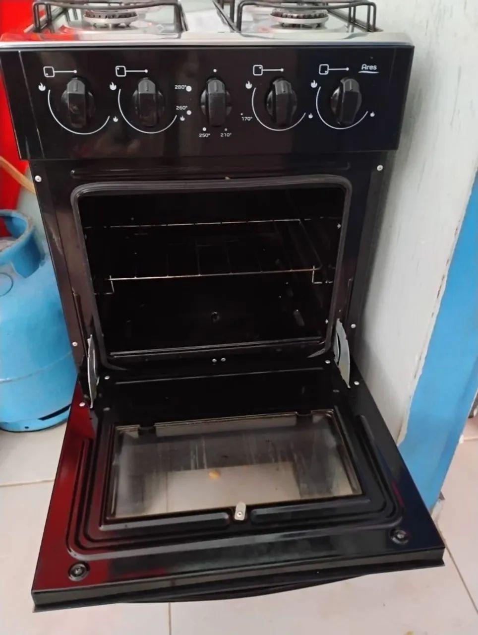 FOGÃO REALCE 4 BOCAS, SEMINOVO, SEM DEFEITO NENHUM, VALOR NEGOCIÁVEL  - Foto 5