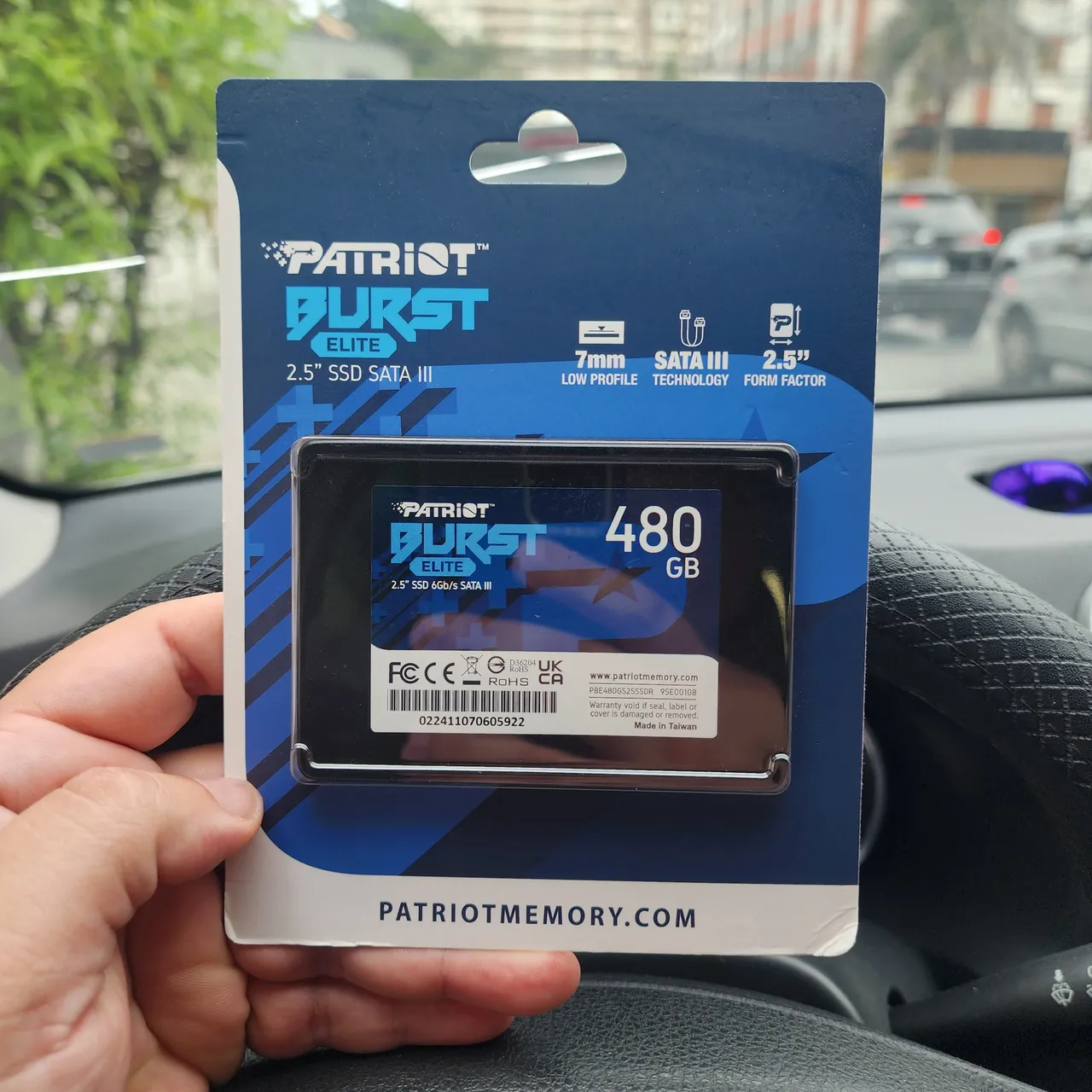 SSD Patriot Burst Elite 480GB - Novo Lacrado
