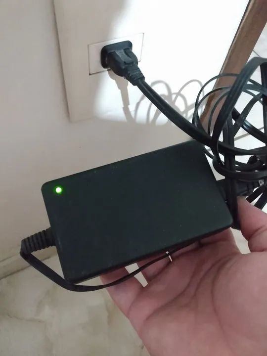 Fonte para impressora HP + 2 cabos usb - Foto 3