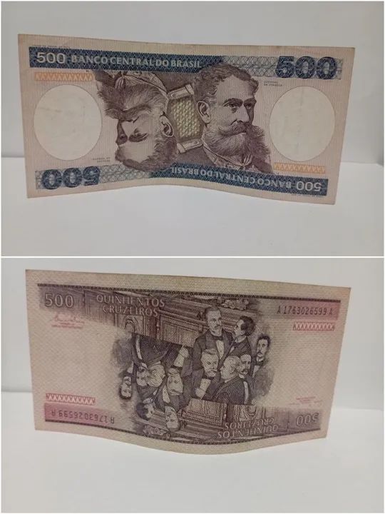Moeda Antiga 500 Cruzeiros 