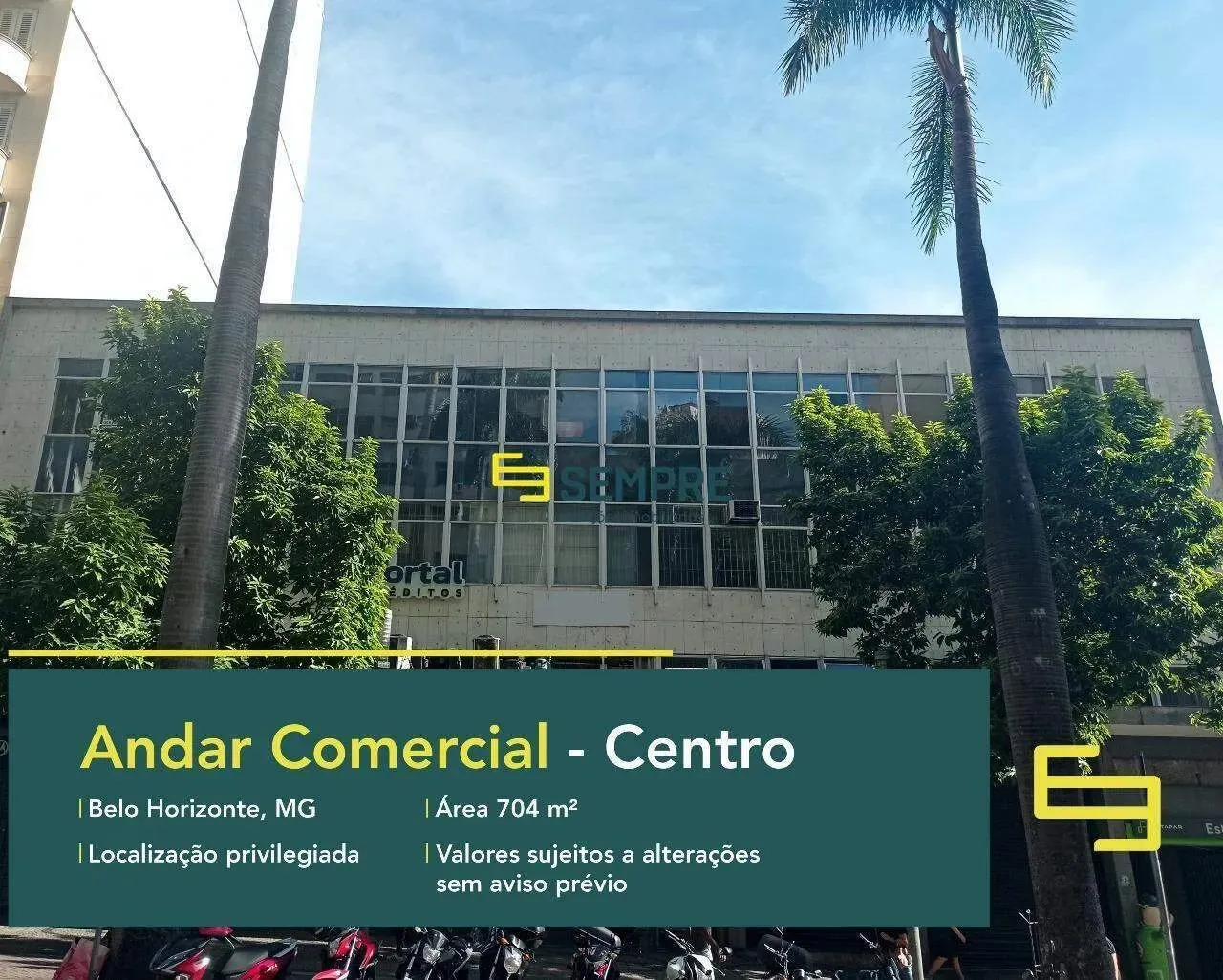 Andar comercial para alugar no Centro de BH