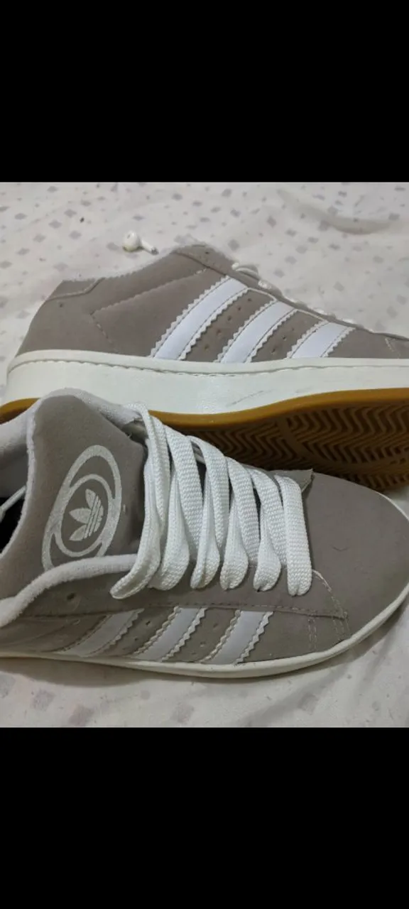 Tênis Adidas campus cinza novo