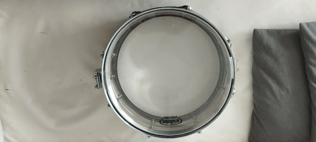 Caixa Pearl Sensitone 14x5,5 peles EVANS - Foto 3