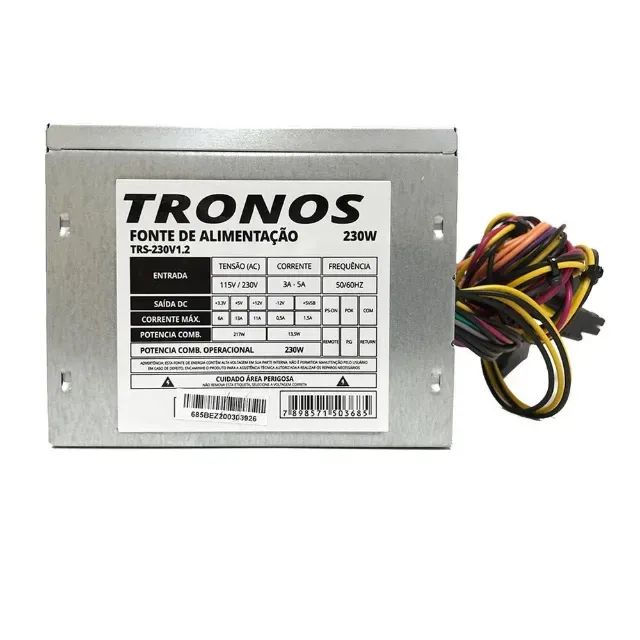 Fonte para PC Desktop ATX 230W Tronos Nova - Foto 3