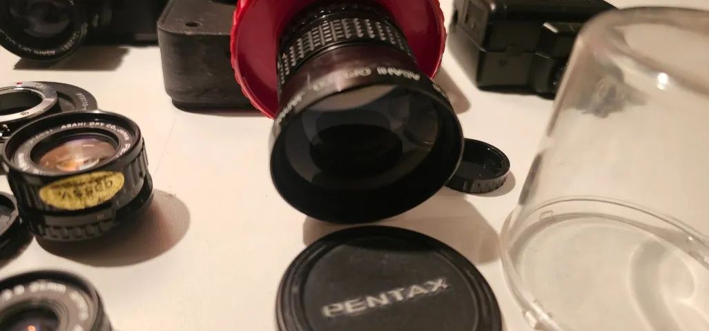 Câmera Analógica Pentax Auto 110 - kit completo - Foto 3