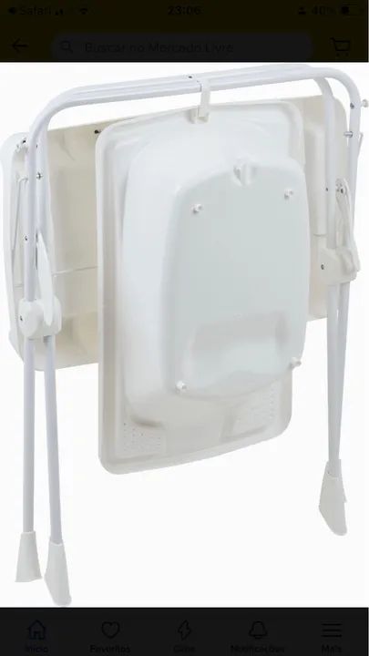 Banheira com trocador + suporte e redutor de assento Borigotto - Foto 4