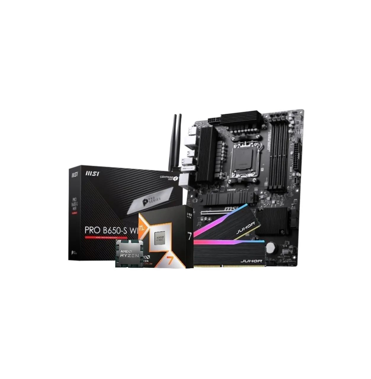 Ryzen 7 9800x3d + B650 Wi-Fi + 32gb ddr5 | Troc0 e parcelo