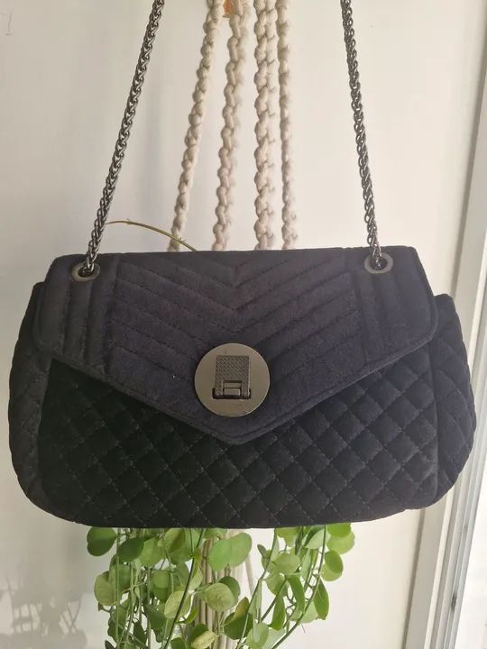 Bolsa de Ombro Preta - Foto 2