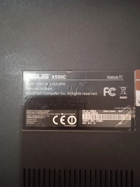 Notebook Asus X550C - Usado - Foto 2
