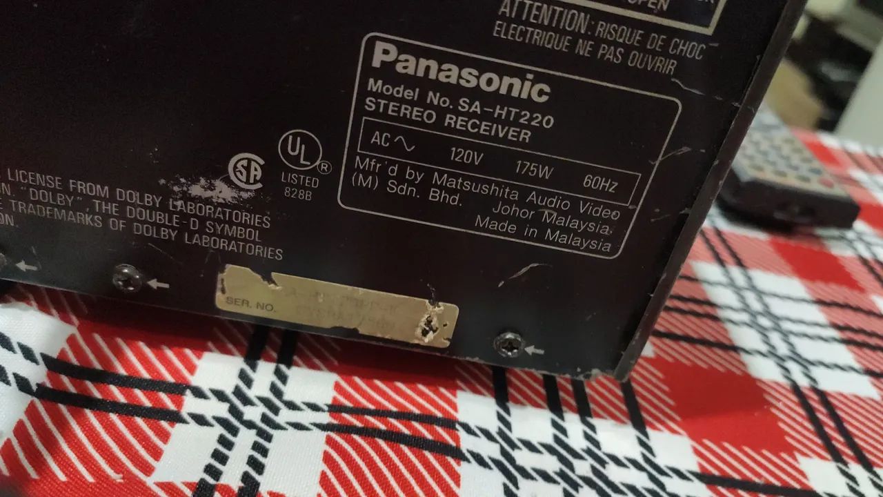 Receiver Panasonic SA HT220  - Foto 5