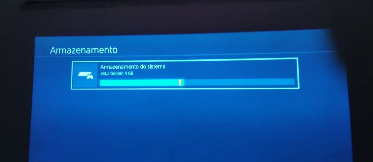 Ps4 slim 1 tera 6 jogos 2 Mantes base de caregamento - Foto 3