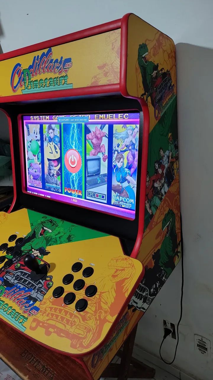 Fliperama - Máquina de Arcade Cadillac and Dinosaurs - Capcom - Foto 2