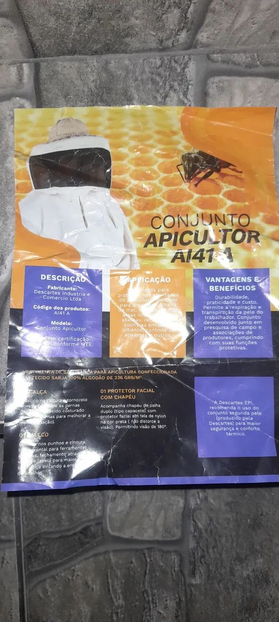 Roupa de apicultor  - Foto 5