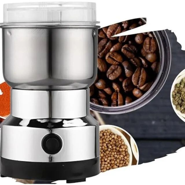 Moedor Triturador Elétrico De Café Grãos 150w Aço Inoxidável