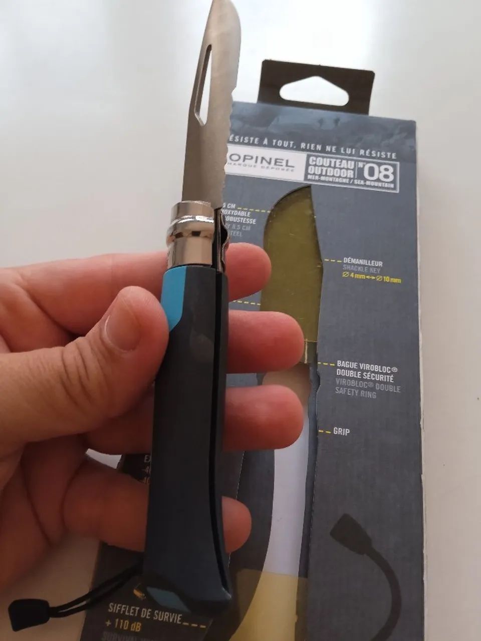 Canivete Couteau Opinel N°08 Outdoor - Acampamento - Foto 5