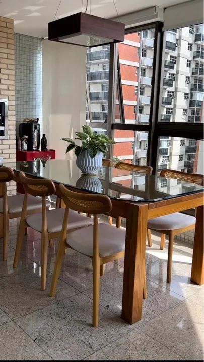 Tampo de mesa para jantar em vidro 2 x 95