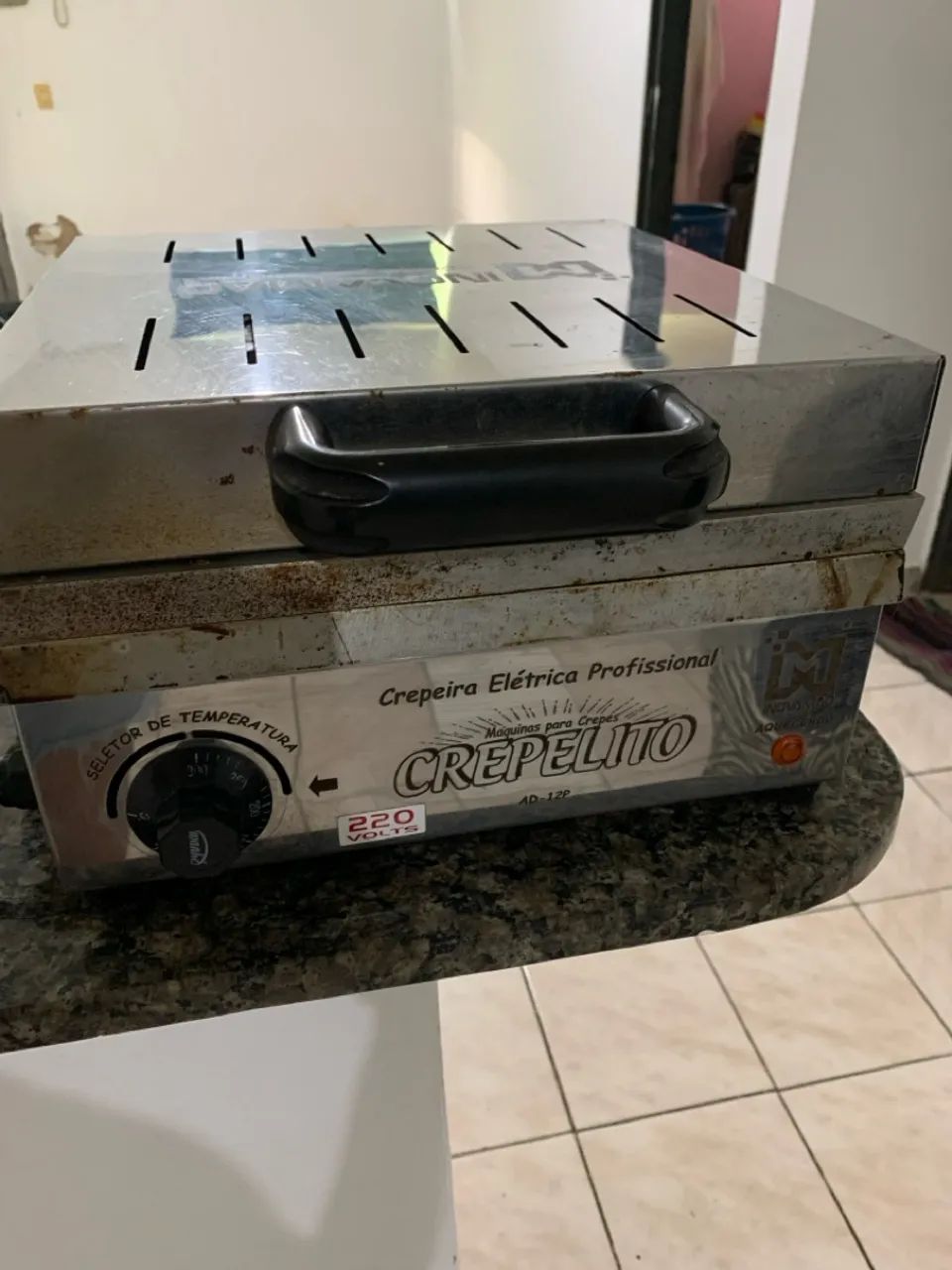 Crepeira eletrônica profissional 12 formas