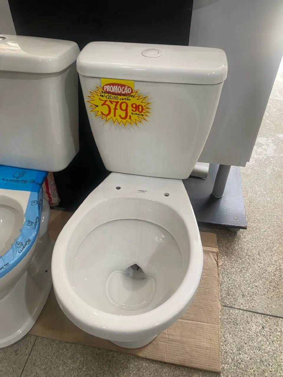 Vaso sanitário acoplado Branco - Lorenzetti