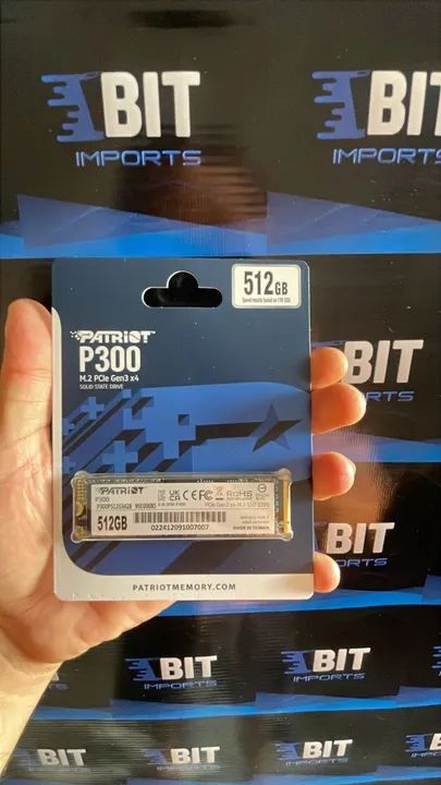 SSD M.2 512GB Nvme | Patriot | Novo Lacrado | Gen 3x4