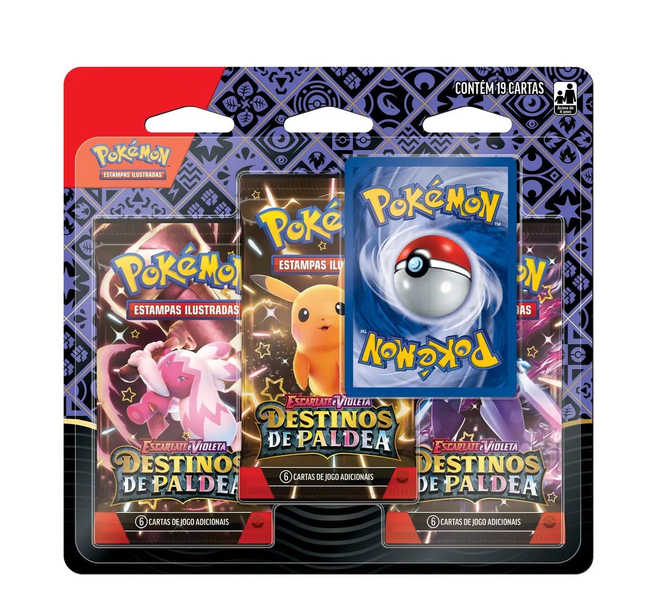 Blister Triplo - Destinos de Paldea - Pokemon TCG