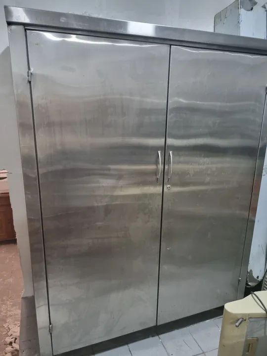 Armário de Aço Inox - Ideal para Cozinha Industrial