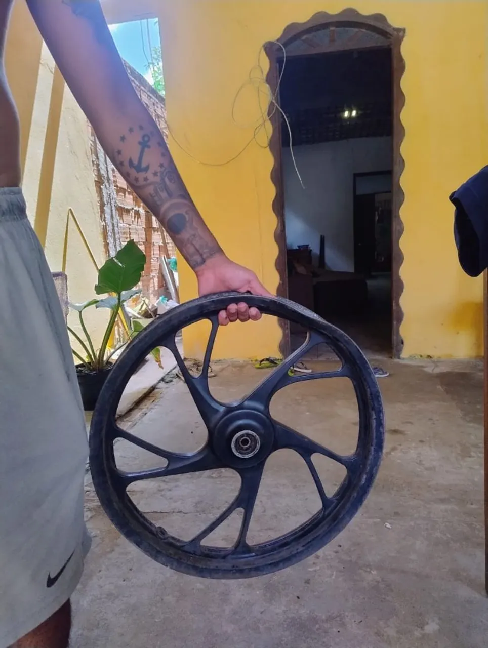 Roda liga leve pé de galinha