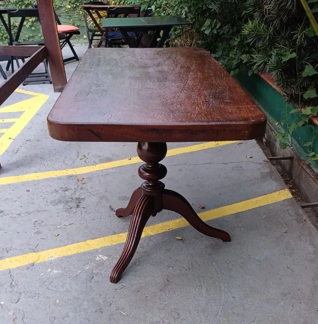 Mesa Orgânica Madeira Maciça Retangular - Foto 2