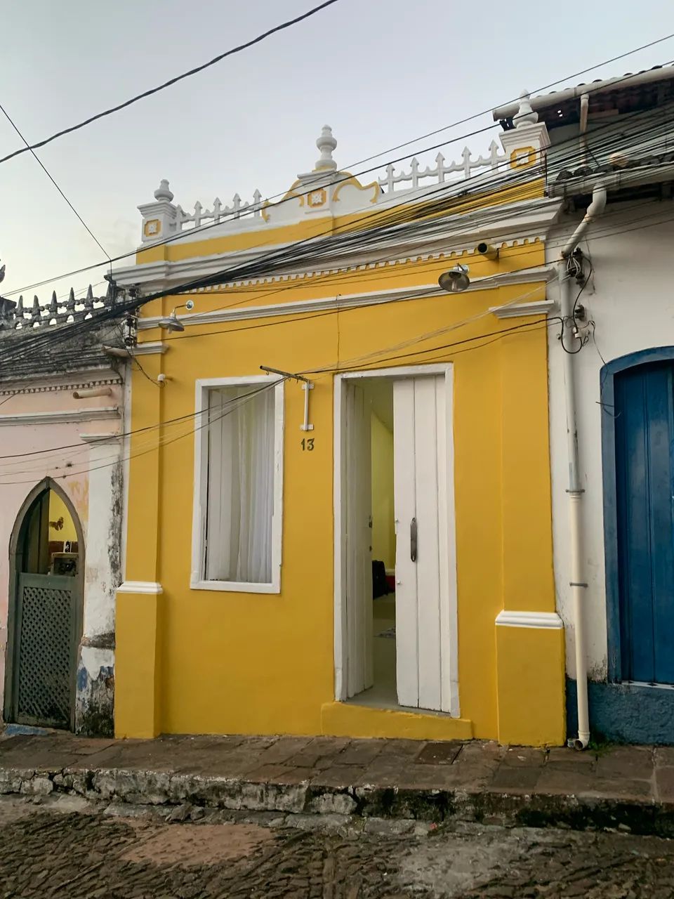 Casa Amarela no Centro de Lençóis 