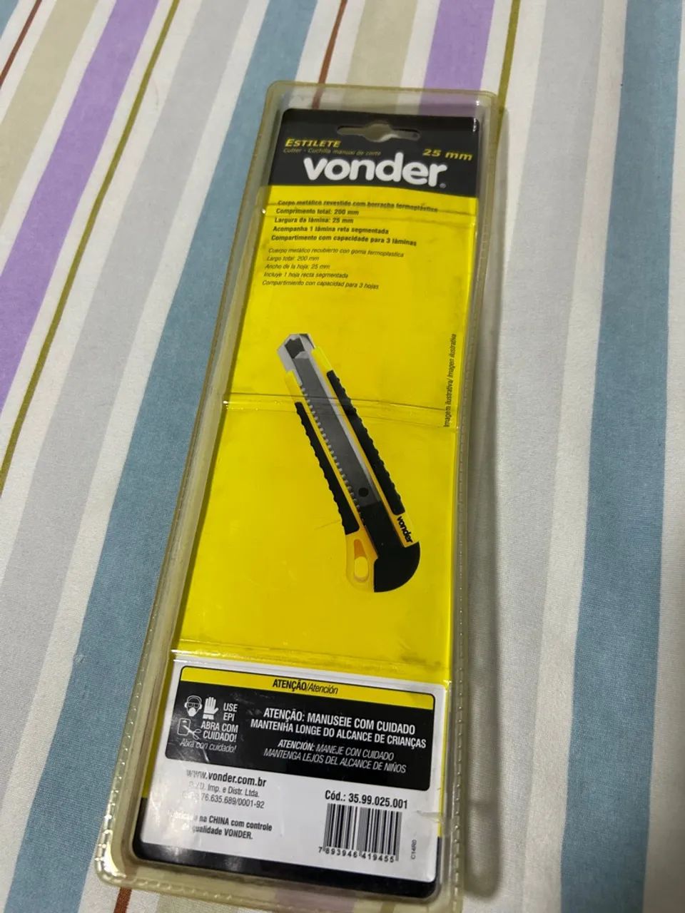 Estilete profissional Vonder 25mm - Foto 4