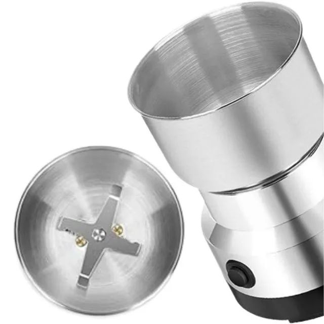 Moedor Triturador Elétrico De Café Grãos 150w Aço Inoxidável - Foto 5
