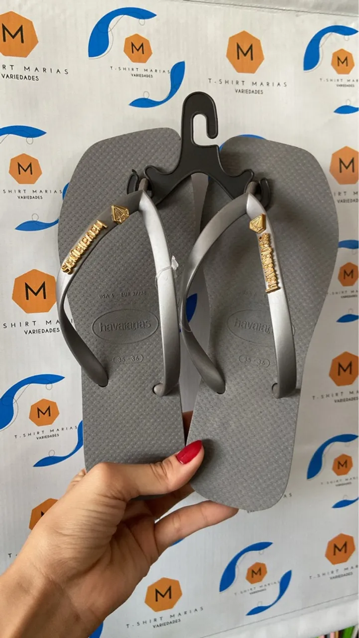 Havaianas Cinza - Tamanho 35/36