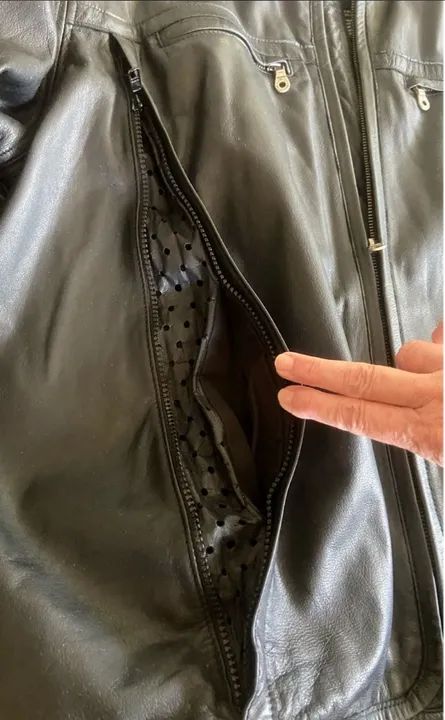 Jaqueta de Couro Masculina - Harley Davidson - Foto 5