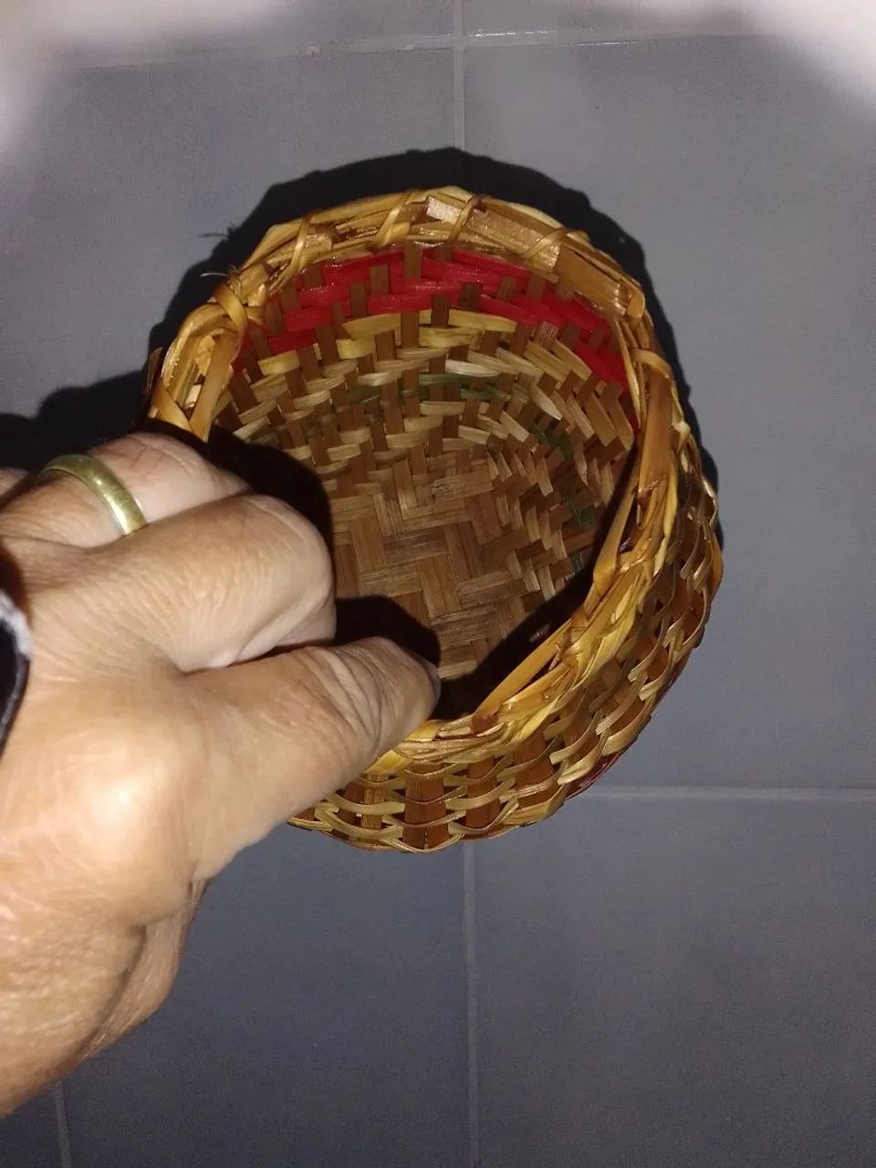 Cesto Decorativo Artesanal - Foto 4