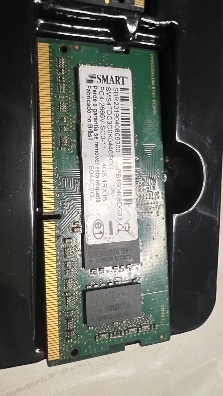 Memória RAM 4GB DDR4 - SMART (Notebook)