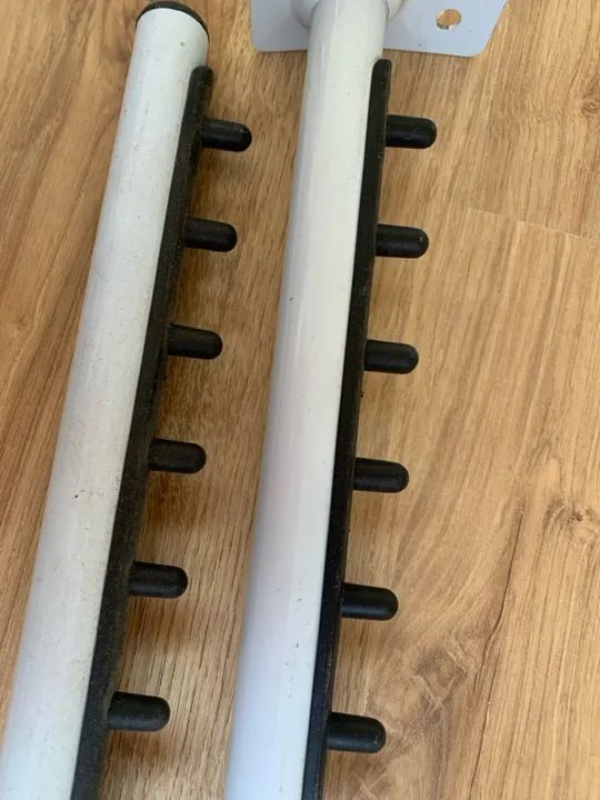 Suporte para Cabides de Roupa - Branco - Novo - Foto 3