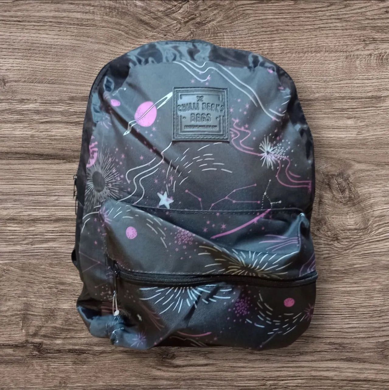 Mochila Chilli Bens Preta Feminina. 