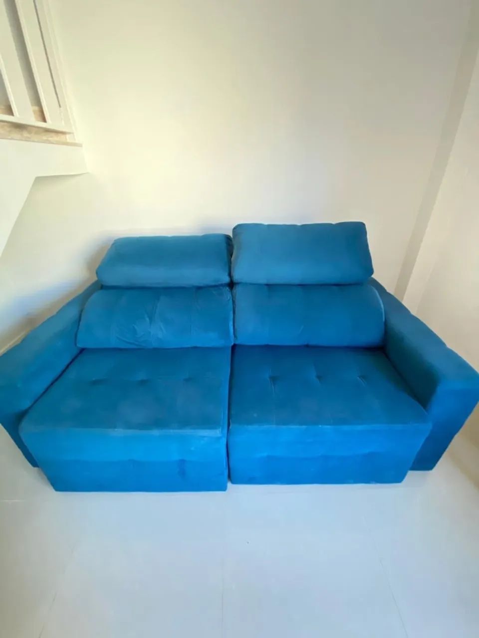 Sofá de Canto Azul - Conforto e Estilo! - Foto 3