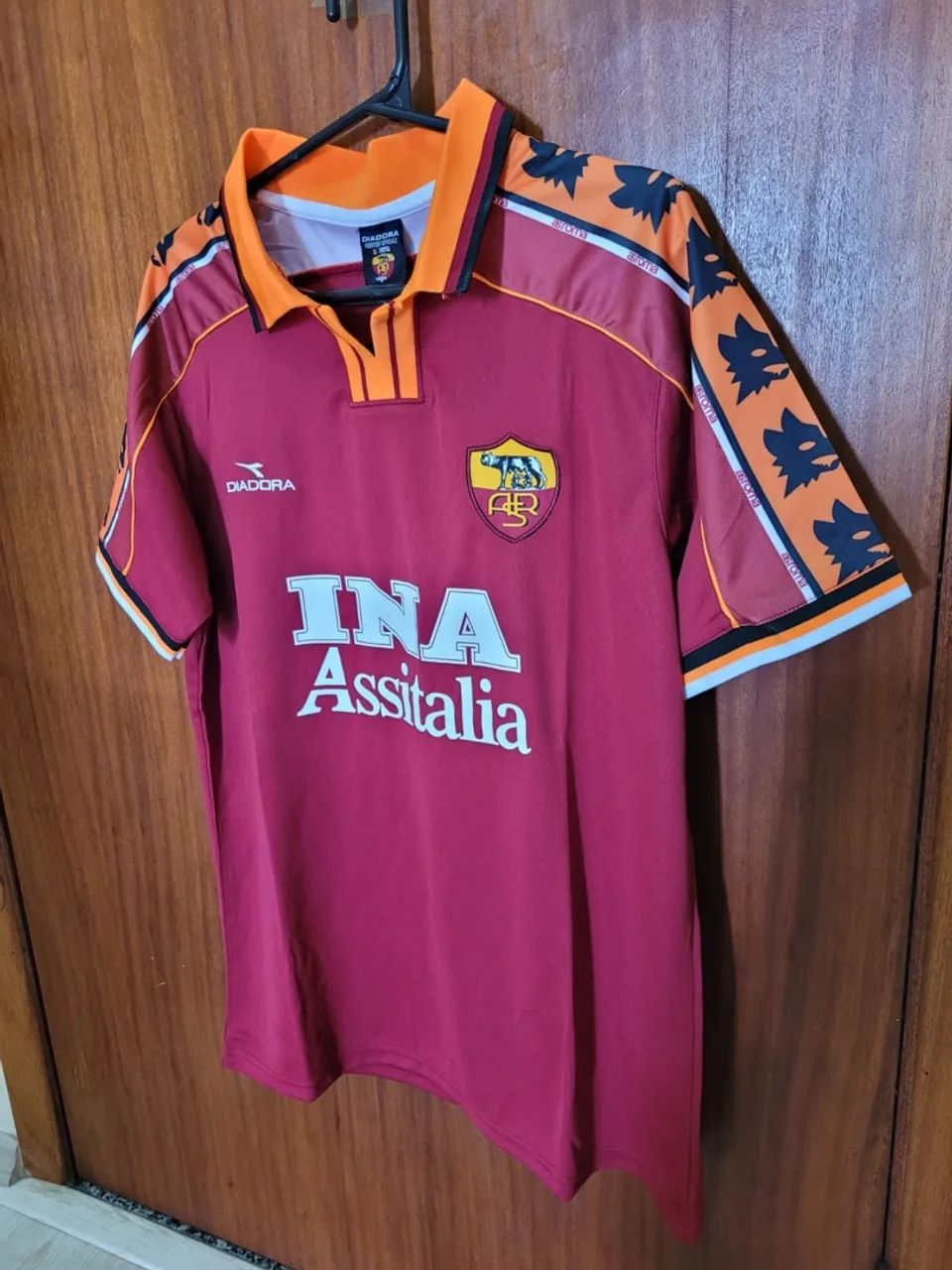 Camisa Roma 1998/99 Diadora - Tamanho M - Foto 2